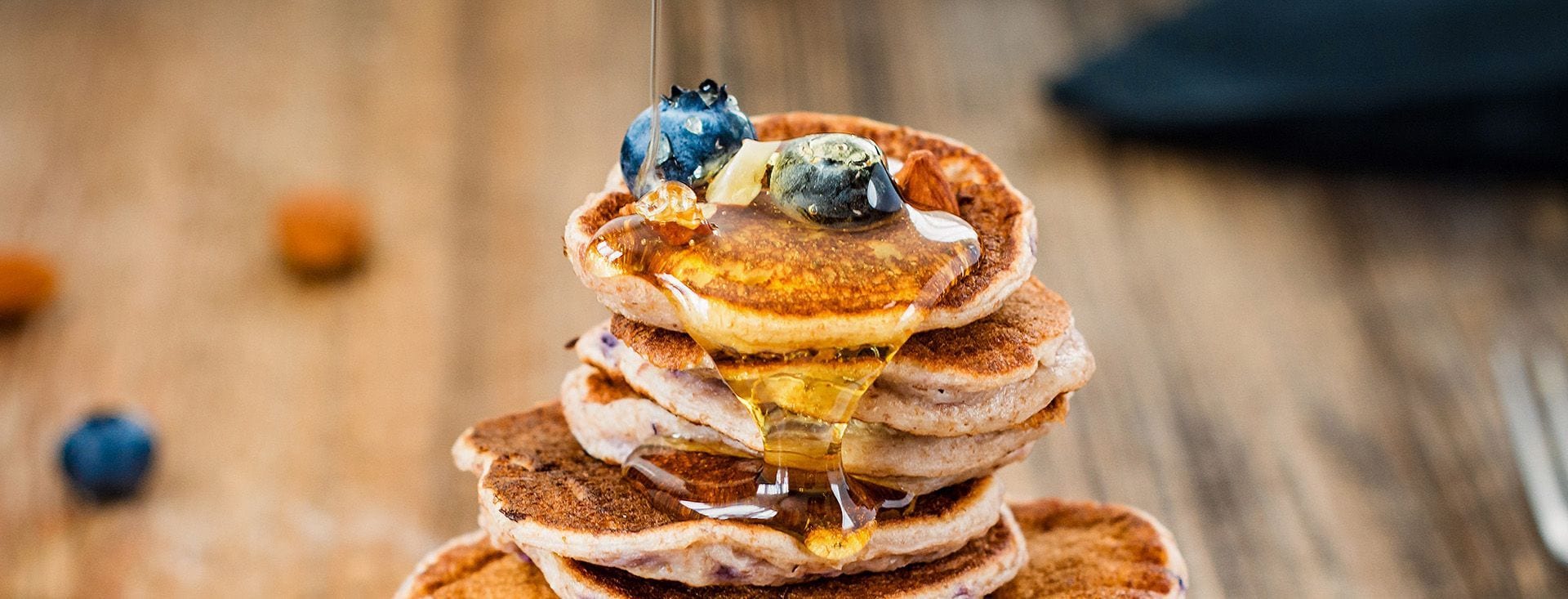 pancakes con copos de avena