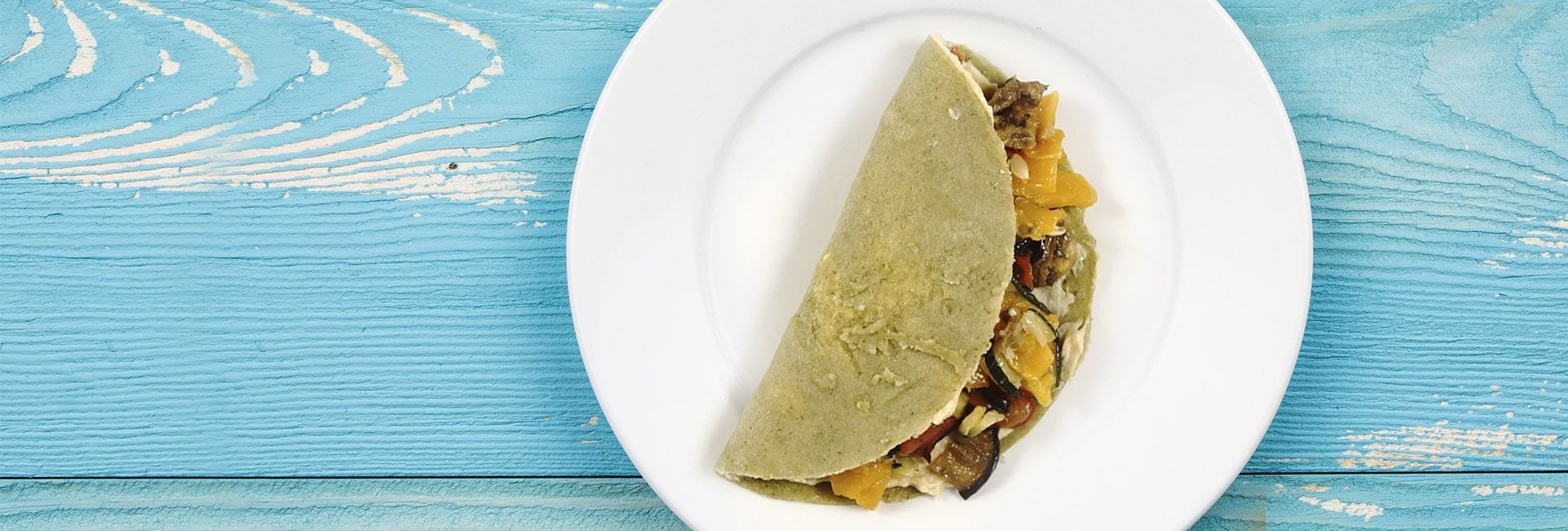 Crepes de trigo sarraceno y espinacas