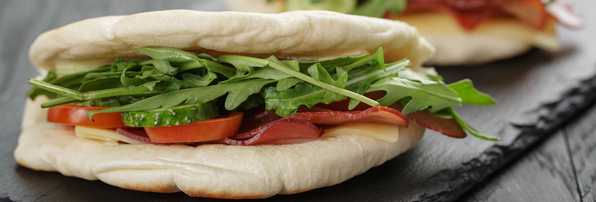 Pita de verduras con harina integral de espelta bio