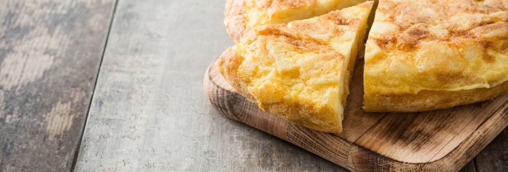 Tortilla patata vegana
