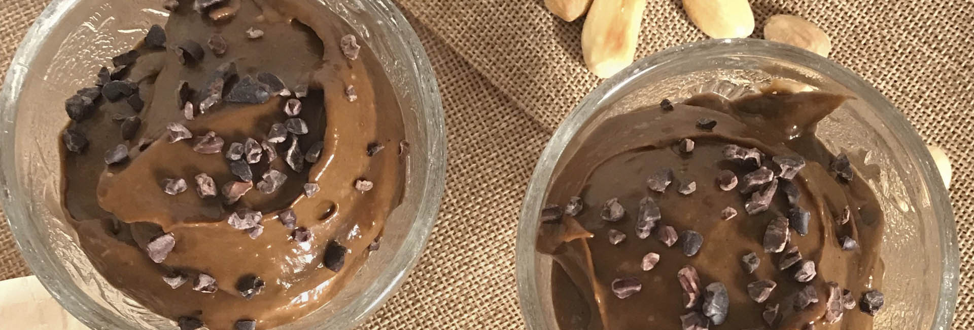 Mousse chocolate vegano