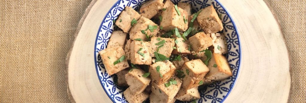 Tofu marinado