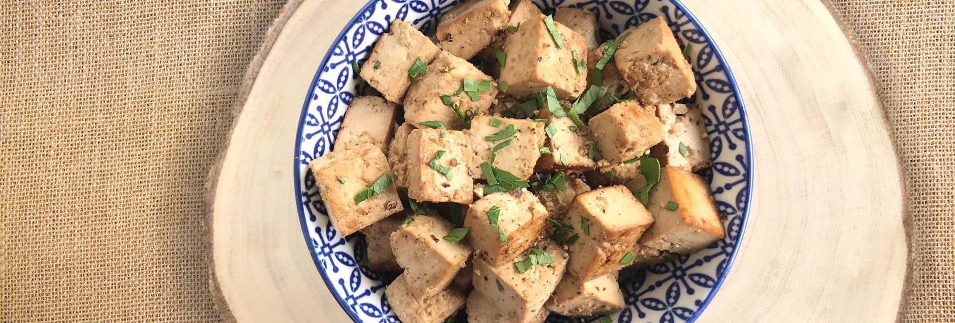 Tofu marinado