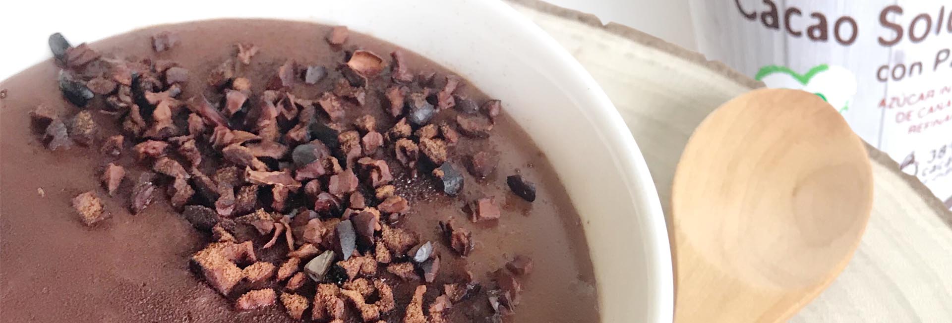 Natillas de chocolate veganas