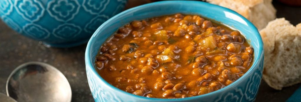 Lentejas con zanahoria al curry