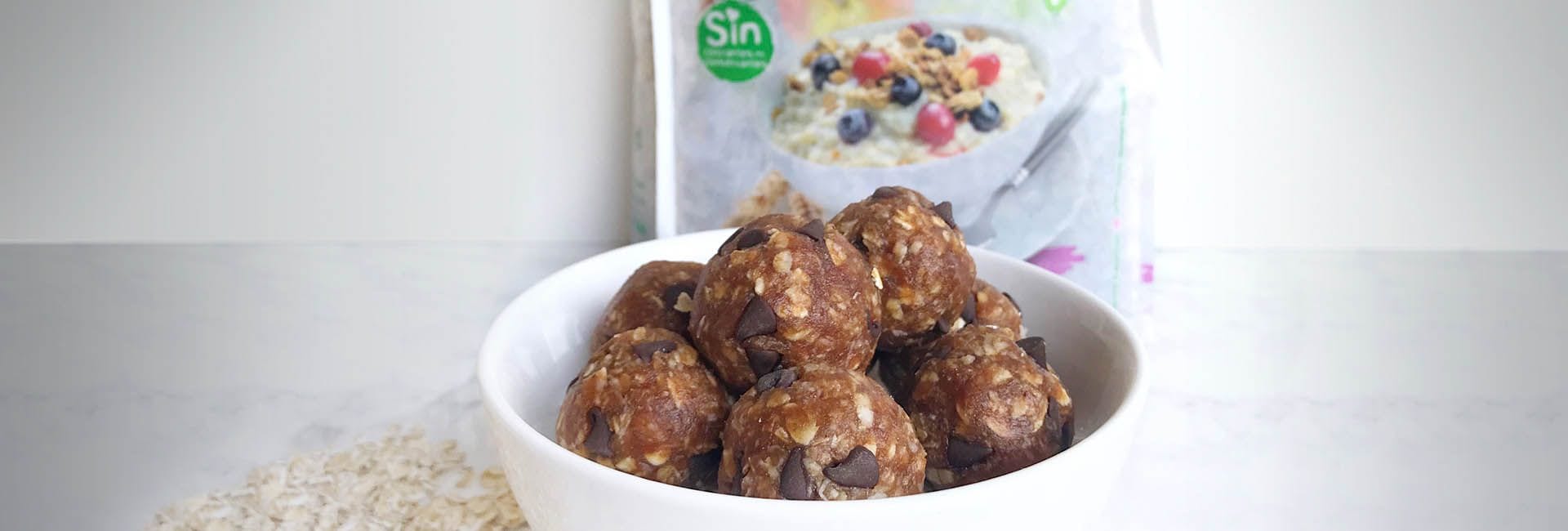 Bolita energética avena y dátiles