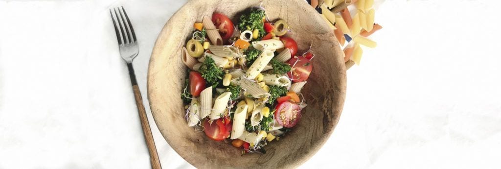 ENSALADA DE PASTA CON BIMI