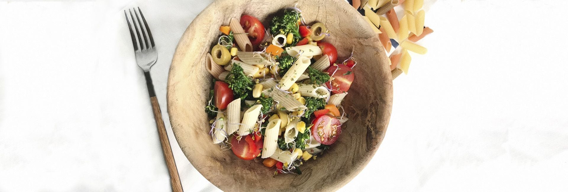 ENSALADA DE PASTA CON BIMI