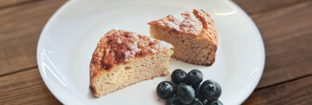Bizcocho trigo sarraceno y manzana sin azúcar