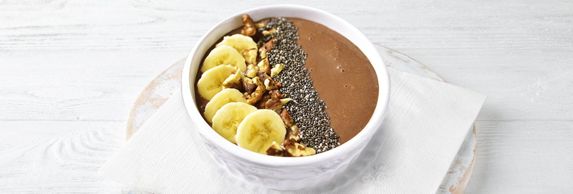 Smoothie Bowl sin cafeína para despertarse de un salto