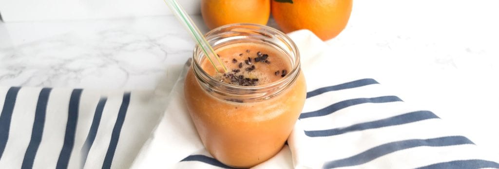 Smoothie de zanahoria y naranja