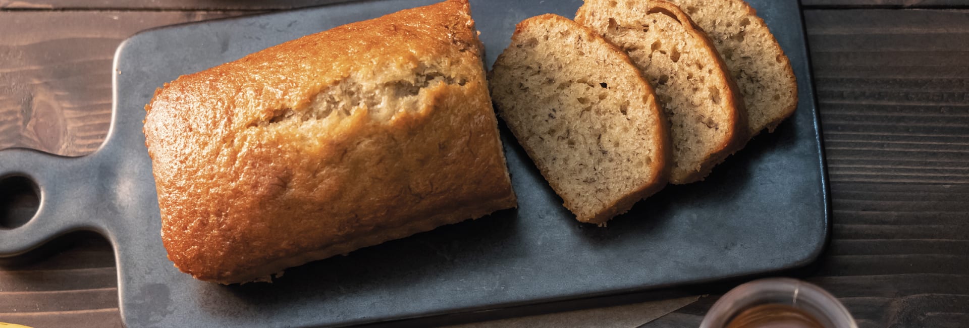 Pan de plátano con harina de trigo espelta