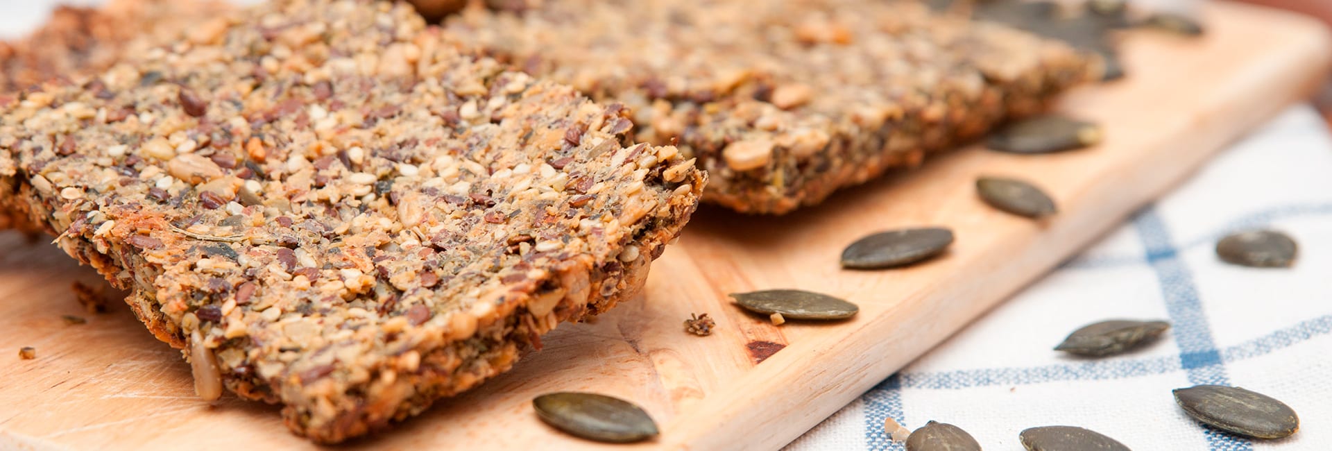 Crackers con semillas