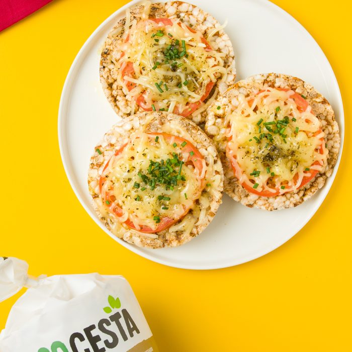 Tortitas de pizza margarita