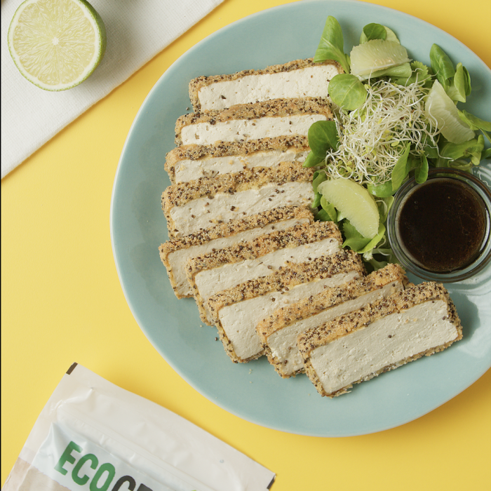Tofu con chía en salsa asiática