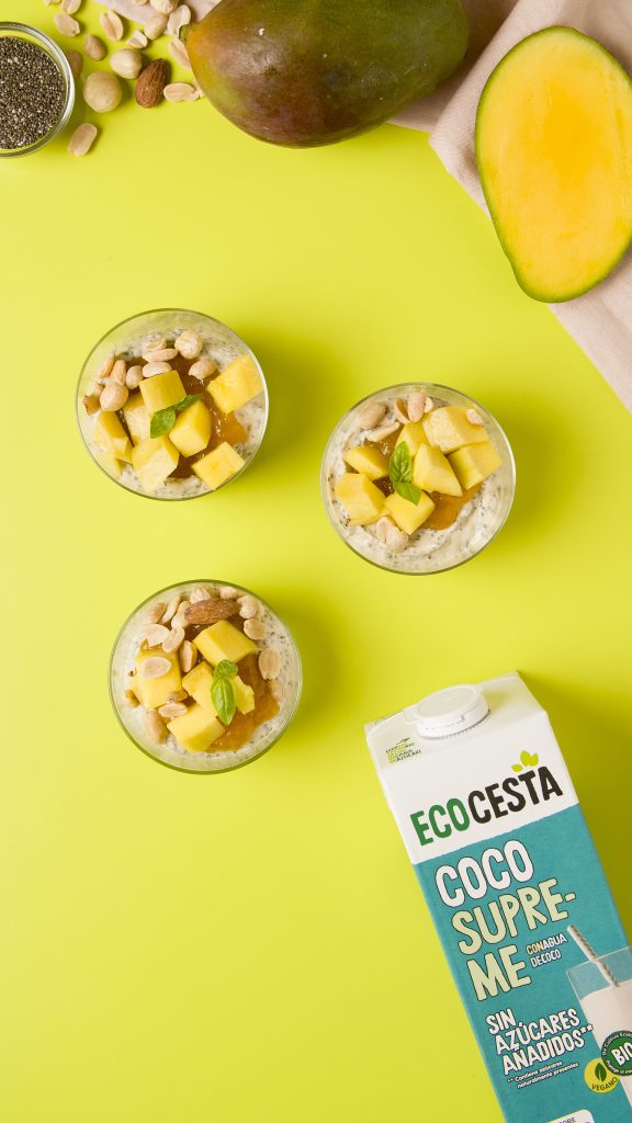 Pudding con bebida vegetal de coco supreme