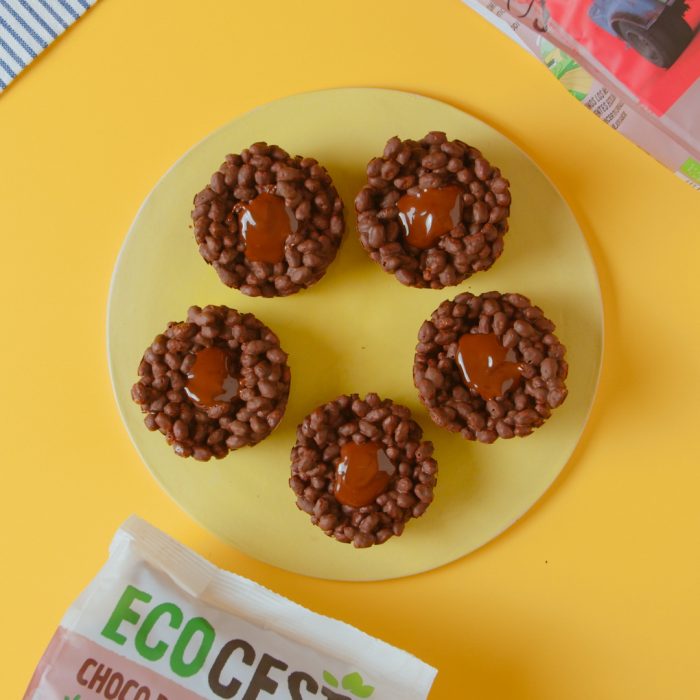 Galletas bubbles con centro de chocolate